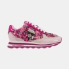KARL LAGERFELD PARIS MEADE TWEED SEQUIN SNEAKER - Pink