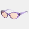 Versace Women's Sunglasses VE4455U-5353-3-53 - Purple Transparent