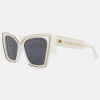 Valentino Women's White Sunglasses