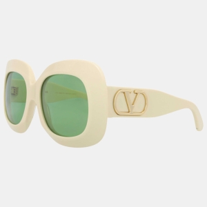 Valentino Women's White Sunglasses - Ivory