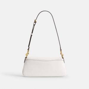 Coach Jet Shoulder Bag - Brass/Chalk - Image 4