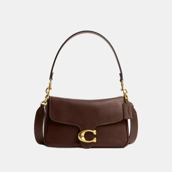Coach Soft Tabby Shoulder Bag - Brass/Maple