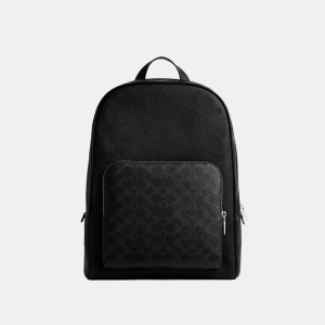 Coach Wade Backpack In Signature Canvas - Black Signature