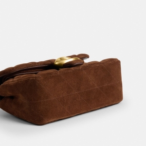 Coach Tabby Shoulder Bag 20 With Quilting - Brass/Warm Brown - Image 10