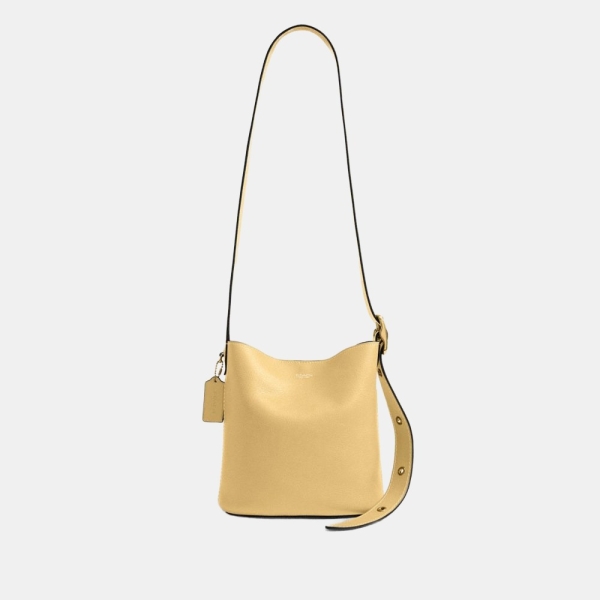 Coach Bleecker Bucket Bag 21 - Brass/Vanilla