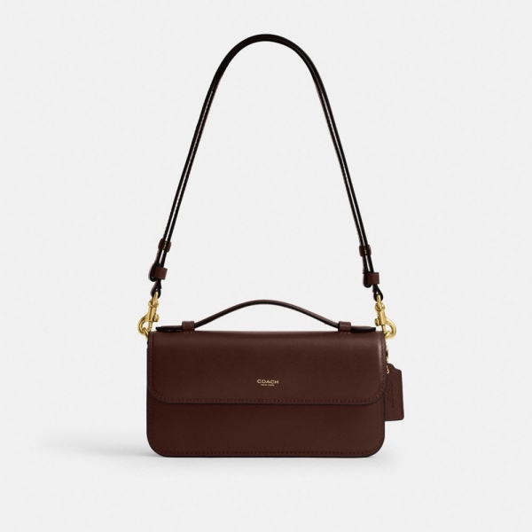 Coach Elora Top Handle Crossbody Bag - Brass/Maple