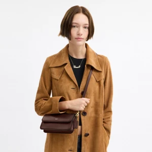 Coach Elora Top Handle Crossbody Bag - Brass/Maple - Image 3