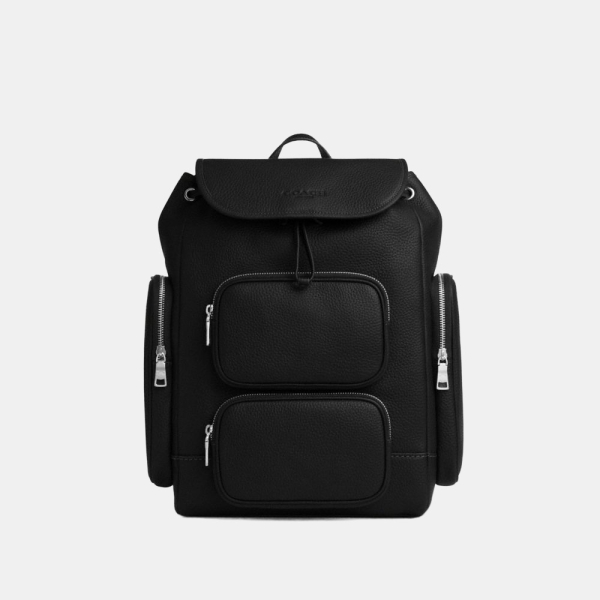 Coach Finn Backpack - Silver/Black