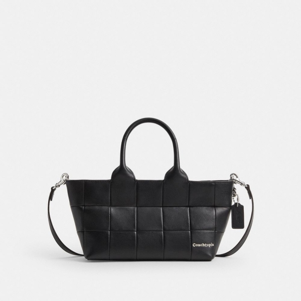 Coach Alter/Ego Small Tote Bag In Upcrafted Leather - Black