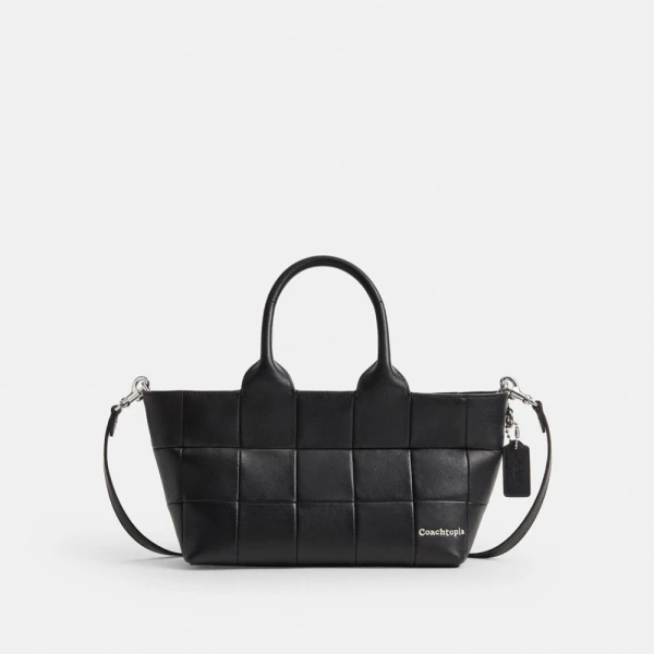 Coach Alter/Ego Small Tote Bag In Upcrafted Leather - Black