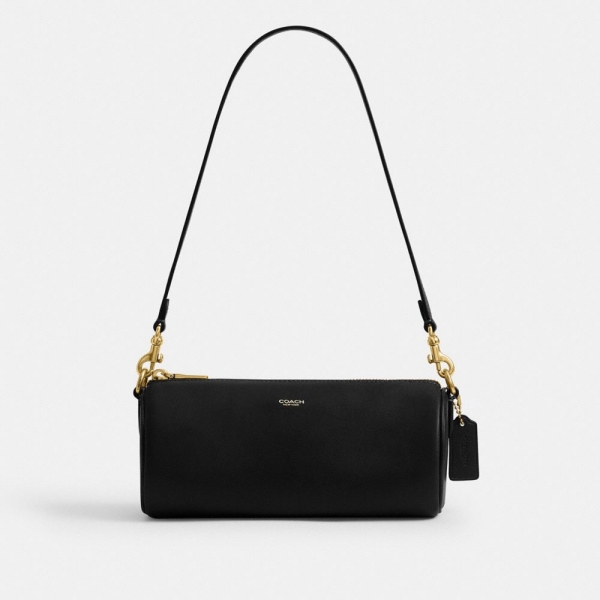 Coach Barrel Bag - Brass/Black