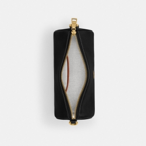 Coach Barrel Bag - Brass/Black - Image 5