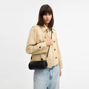 Coach Barrel Bag - Brass/Black - Image 3