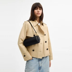 Coach Barrel Bag - Brass/Black - Image 4