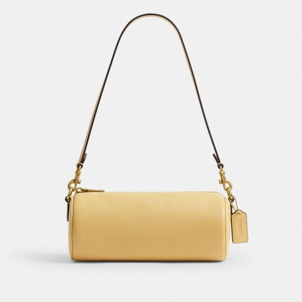 Coach Barrel Bag - Brass/Vanilla