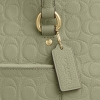 Coach Station Tote Bag In Signature Leather - Gold/Pistachio - Image 9