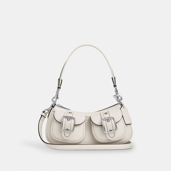 Coach Ashton Bag - Silver/Chalk (CM079)