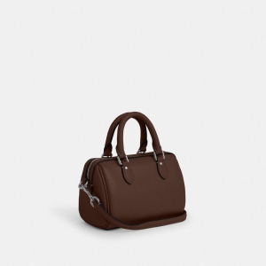 Coach Mini Rowan Crossbody Bag - Silver/Maple - Image 7