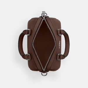 Coach Mini Rowan Crossbody Bag - Silver/Maple - Image 5