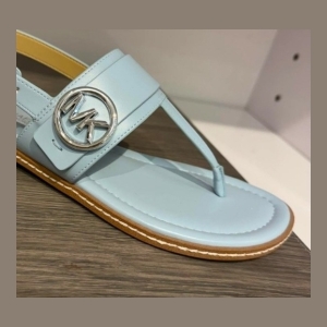 Michael Kors Women's Thong Sandal - Light Blue - Size 8 US