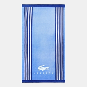 Lacoste Oki Striped Cotton Beach Towel