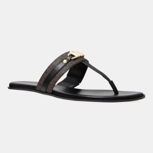 Women's Farrah Thong Sandals - Black/Brown