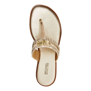 Women's Farrah Thong Sandals - Pale Gold - Image 4