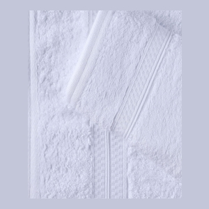 Rayon from Bamboo Blend Ultra Soft Quick Drying Solid 6 Piece Assorted Towel Set - White - Image 3