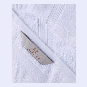 Rayon from Bamboo Blend Ultra Soft Quick Drying Solid 6 Piece Assorted Towel Set - White - Image 4