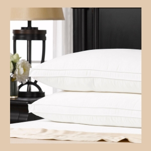 Gusseted Soft Plush Down Alternative Stomach Sleeper 2-Pack Pillow, Standard - Image 10