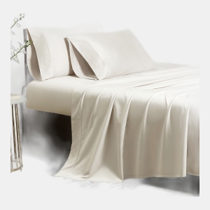 Donna Karan Luxe 700 Thread Count 100% Egyptian Cotton Pillowcase Pair, King - Ivory