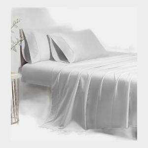 Donna Karan Luxe 700 Thread Count 100% Egyptian Cotton Pillowcase Pair, King - Platinum