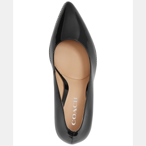 Coach Samantha Signature Pointed-Toe Leather Pumps - Image 5