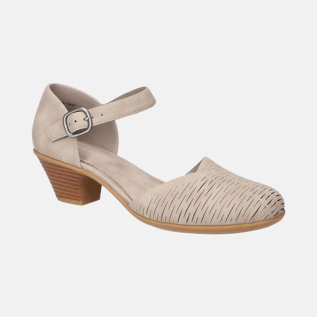 Women's Justina Block Heel Sandals - Gray