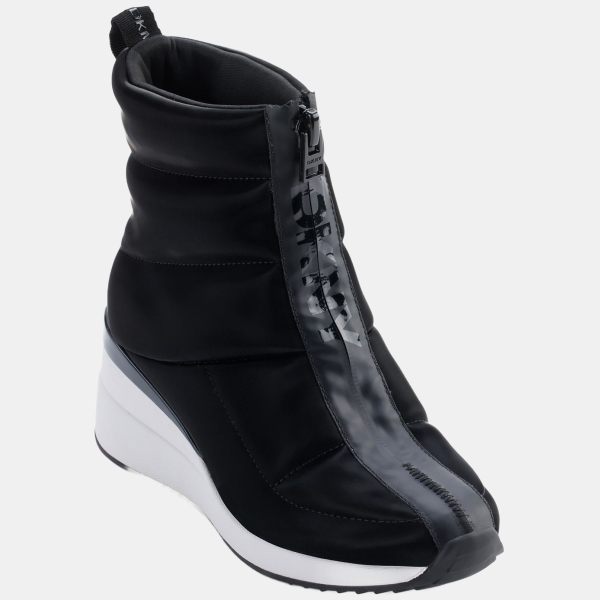 DKNY Women's Parla Zip Up Wedge Winter Booties