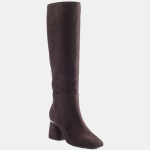 DKNY Women's Cana Knee High Block Heel Boots