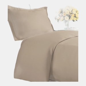 Premium Microfiber Duvet Cover Set - Twin - Cream