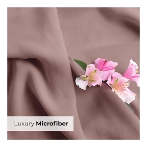 Pillowcase Set of 4 Soft Double Brushed Microfiber - Queen - Mauve - Image 7