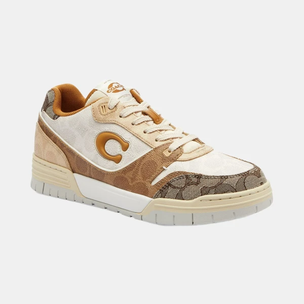 SoHo Leather Lace-Up Casual Sneakers - Multi