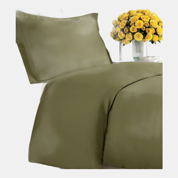 Premium Microfiber Duvet Cover Set - Twin - Sage green