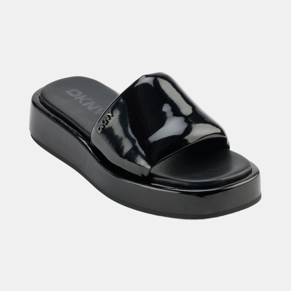 DKNY Women's Lachine Platform Slide Sandals - Black
