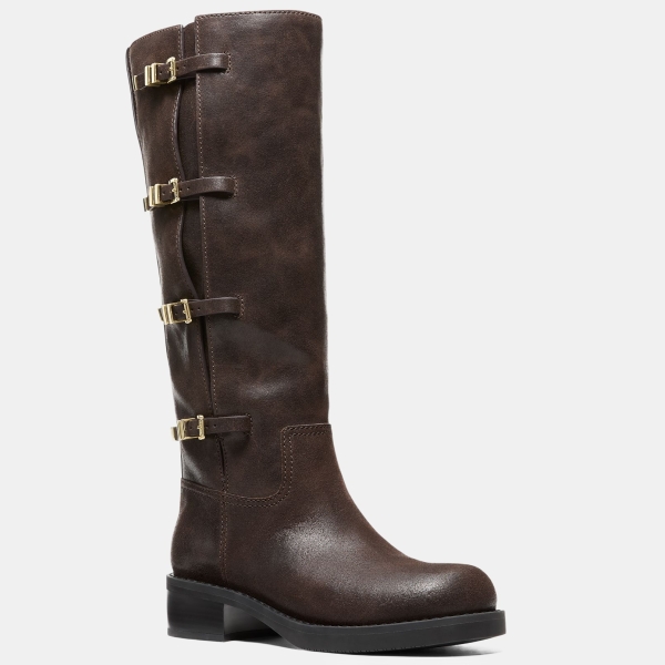 Michael Kors Women's Darrington Block Heel Boots - Chocolate