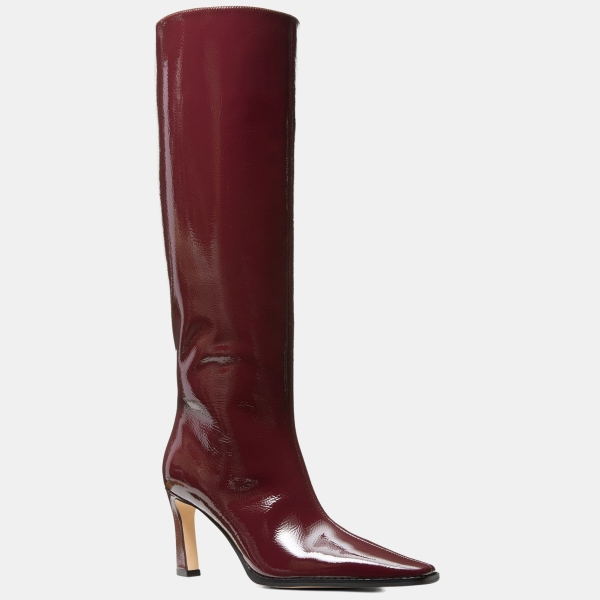 MICHAEL Women's Darrah Heeled Boots Regular & Wide Calf - Oxblood