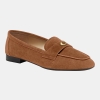 Coach Women's Sculpted C Suede Slip-On Loafers - Shadow Brown
