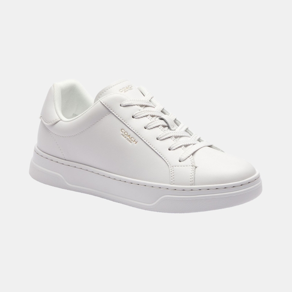 Women's High Line Update Signature Canvas Lace-Up Sneakers - Optic White