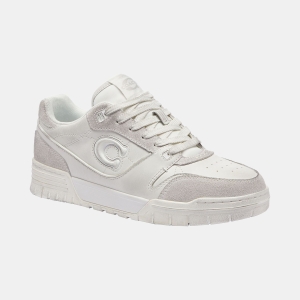 Coach Women's Soho Round Toe Sneakers - Glacier White