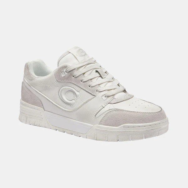 Coach Women's Soho Round Toe Sneakers - Glacier White