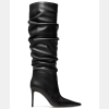 Women's Dawn Heeled Pointed Toe Boots - Black Leather - Image 3