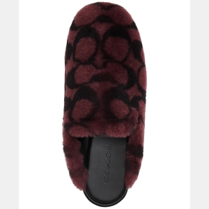 Women's Signature Shearling Slippers - Merlot - Image 5