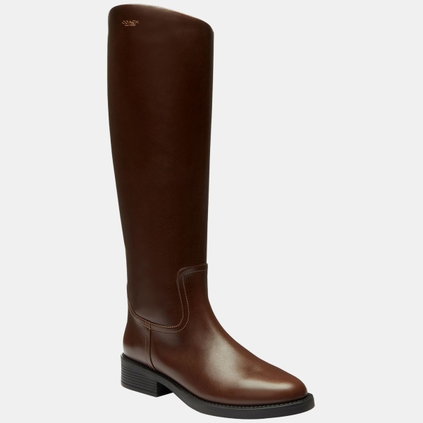 Women's Park Tall Round Toe Boots - Maple